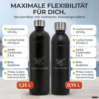 Infinity Edelstahlflasche für Aarke, Philips, Brita