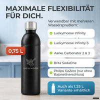 Infinity Edelstahlflasche für Aarke, Philips, Brita