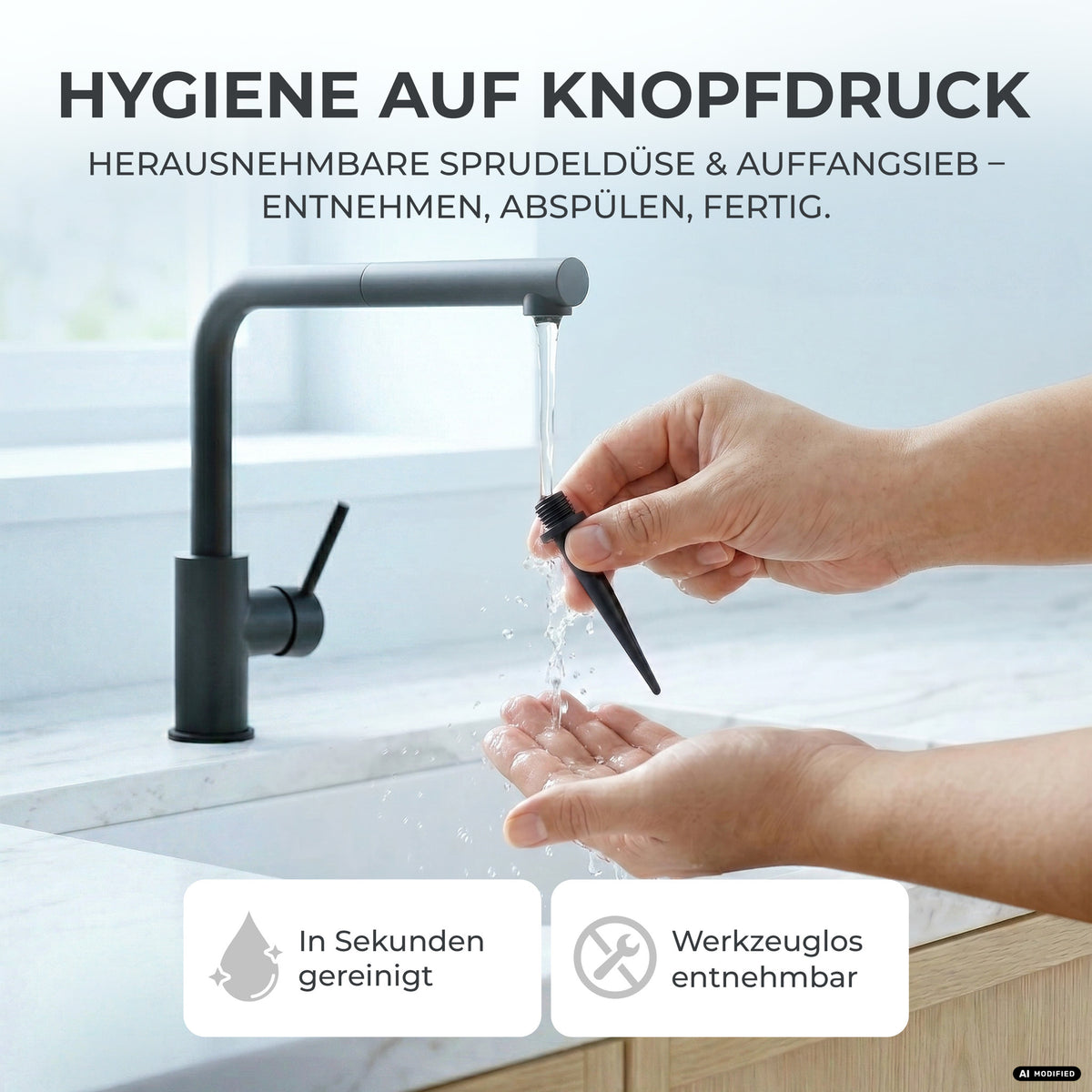 Infinity Wassersprudler mit 1,25L Edelstahlflaschen