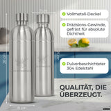 Infinity Edelstahlflasche für Aarke, Philips, Brita