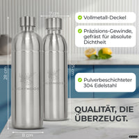 Infinity Edelstahlflasche für Aarke, Philips, Brita