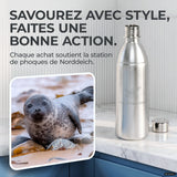 Bouteille en acier inoxydable Infinity pour 1,1L & 0,75L Sodastream TERRA & DUO