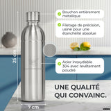 Bouteille en acier inoxydable Infinity pour 1,1L & 0,75L Sodastream TERRA & DUO
