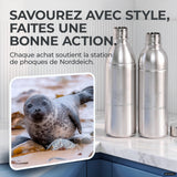 Bouteille en acier inoxydable Infinity pour 1,1L & 0,75L Sodastream TERRA & DUO
