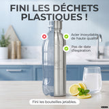 Bouteille en acier inoxydable Infinity pour 1,1L & 0,75L Sodastream TERRA & DUO