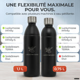 Bouteille en acier inoxydable Infinity pour 1,1L & 0,75L Sodastream TERRA & DUO