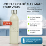 Bouteille en acier inoxydable Infinity pour 1,1L & 0,75L Sodastream TERRA & DUO