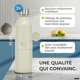 Bouteille en acier inoxydable Infinity pour 1,1L & 0,75L Sodastream TERRA & DUO