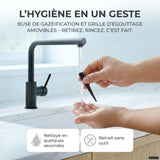 Infinity siphon à eau avec 2 bouteilles en acier inoxydable de 1,25 L