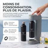 Infinity siphon à eau avec 2 bouteilles en acier inoxydable de 1,25 L