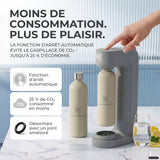 Infinity siphon à eau avec 2 bouteilles en acier inoxydable de 1,25 L