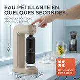 Infinity siphon à eau avec 2 bouteilles en acier inoxydable de 1,25 L