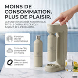 Infinity siphon à eau avec 2 bouteilles en acier inoxydable de 1,25 L