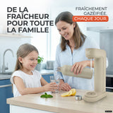 Infinity siphon à eau avec 2 bouteilles en acier inoxydable de 1,25 L