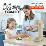 Infinity siphon à eau avec 2 bouteilles en acier inoxydable de 1,25 L