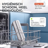 Infinity RVS-fles 1,25L & 0,75L voor Aarke, Philips, Brita