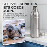 Infinity RVS-fles 1,25L & 0,75L voor Aarke, Philips, Brita