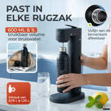 Infinity RVS-fles 1,25L & 0,75L voor Aarke, Philips, Brita
