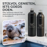 Infinity RVS-fles 1,25L & 0,75L voor Aarke, Philips, Brita