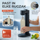 Infinity RVS-fles 1,25L & 0,75L voor Aarke, Philips, Brita