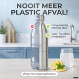 Infinity RVS-fles voor 1,1L & 0,75L Sodastream TERRA & DUO