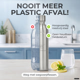 Infinity RVS-fles voor 1,1L & 0,75L Sodastream TERRA & DUO