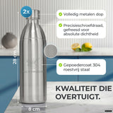 Infinity RVS-fles voor 1,1L & 0,75L Sodastream TERRA & DUO