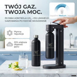 Infinity-S Wassersprudler mit 1,25L Edelstahlflaschen