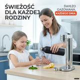 Infinity-S Wassersprudler mit 1,25L Edelstahlflaschen