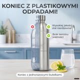 Infinity Edelstahlflasche für Aarke, Philips, Brita