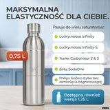 Infinity Edelstahlflasche für Aarke, Philips, Brita