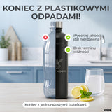 Infinity Edelstahlflasche für Aarke, Philips, Brita