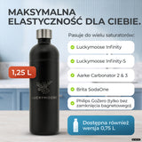 Infinity Edelstahlflasche für Aarke, Philips, Brita