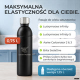 Infinity Edelstahlflasche für Aarke, Philips, Brita