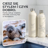Infinity Edelstahlflasche für Aarke, Philips, Brita