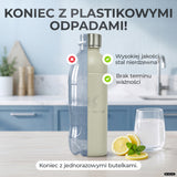 Infinity Edelstahlflasche für Aarke, Philips, Brita