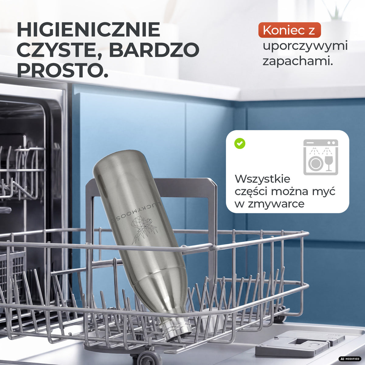 Infinity Edelstahlflasche für Sodastream TERRA & DUO