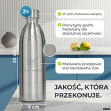 Infinity Edelstahlflasche für Sodastream TERRA & DUO