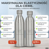 Infinity Edelstahlflasche für Sodastream TERRA & DUO