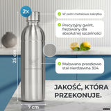 Infinity Edelstahlflasche für Sodastream TERRA & DUO