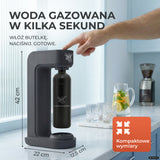 Infinity Wassersprudler mit 1,25L Edelstahlflaschen