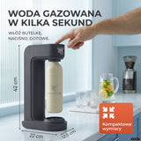 Infinity Wassersprudler mit 1,25L Edelstahlflaschen