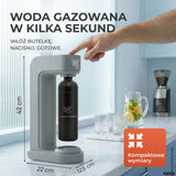 Infinity Wassersprudler mit 1,25L Edelstahlflaschen