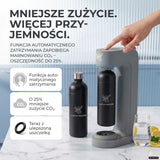 Infinity Wassersprudler mit 1,25L Edelstahlflaschen