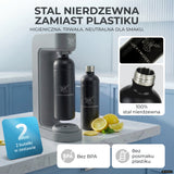 Infinity Wassersprudler mit 1,25L Edelstahlflaschen