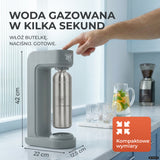 Infinity Wassersprudler mit 1,25L Edelstahlflaschen